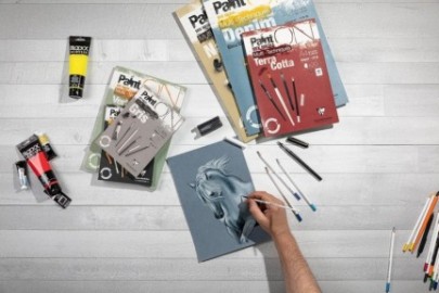 Clairefontaine A4 Paint On mix media  naturel 250gr 30sheets 96540C