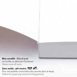 Clairefontaine A4 Paint on mix media 250gr 40sheets 96537C