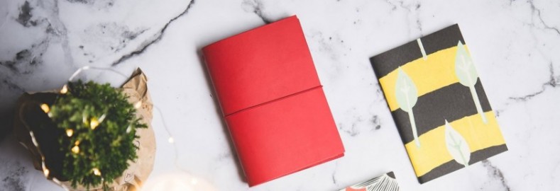 Paper Republic grand voyageur pocket red leather  journal