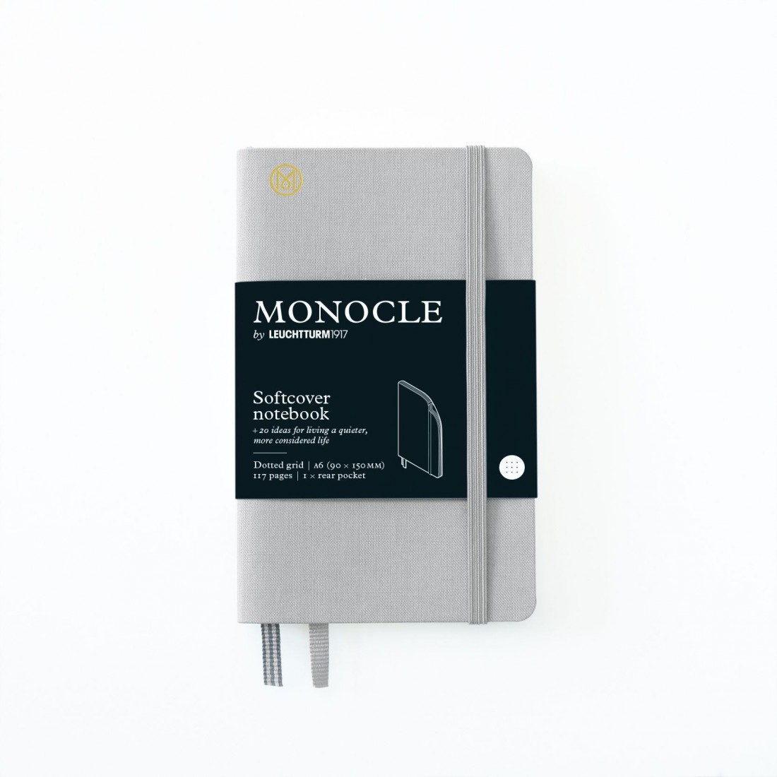 Leuchtturm 1917 softcover notebook MONOCLE A6 Grey LE