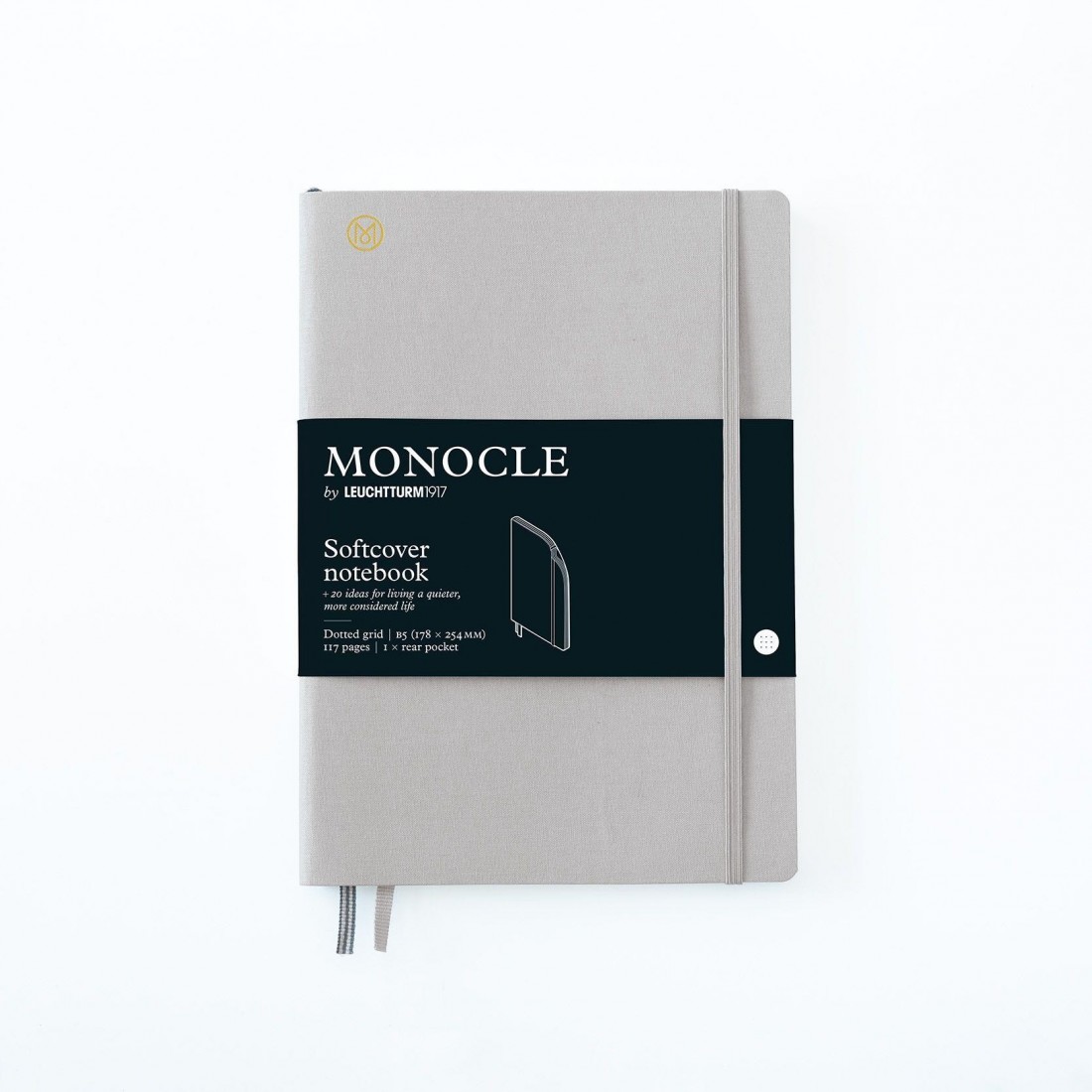 Leuchtturm 1917 softcover notebook MONOCLE B5 Grey LE