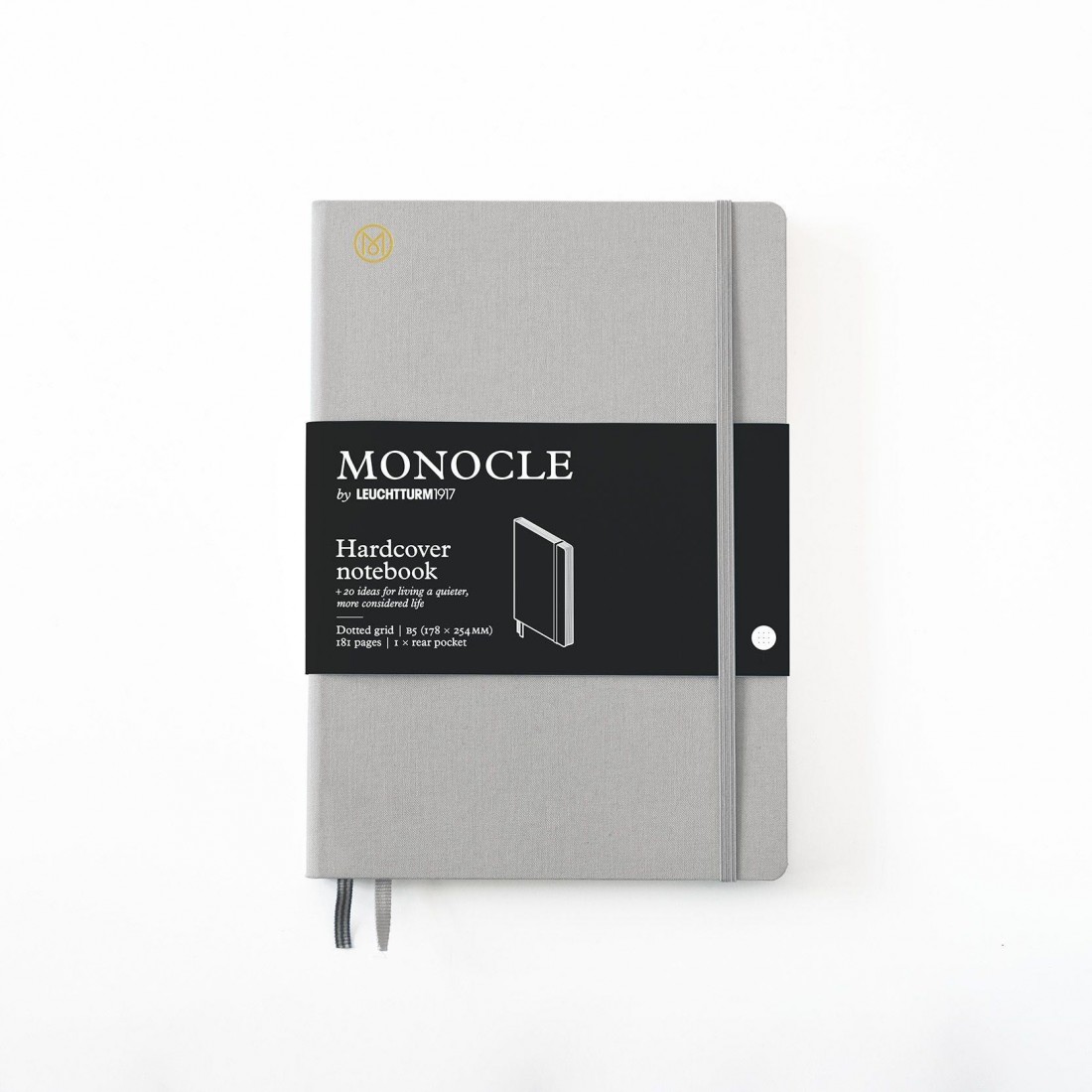 Leuchtturm 1917 hardcover notebook MONOCLE B5 Grey LE