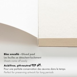 Clairefontaine A3 Paint On, Naturel, 250gr 30sheets 96541C