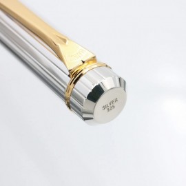 Platinum solid silver striped fountain pen PTS-5000