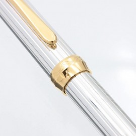 Platinum solid silver striped fountain pen PTS-5000