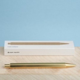 Paper Republic Le Stylo Needlepoint Pen Brass