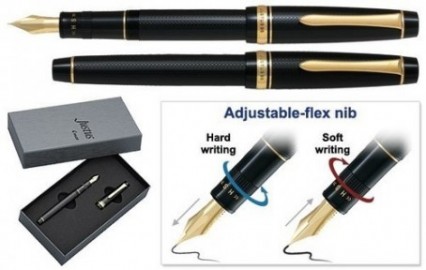 Pilot Justus 95 adjustable gold trim fountain pen