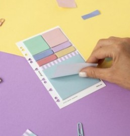 Meadow Blue Everyday Sticky Notes 132968, Filofax