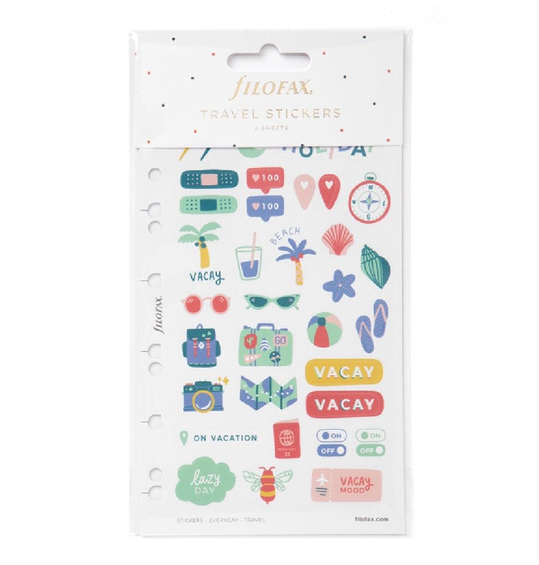 Everyday Travel Stickers 132912, Filofax