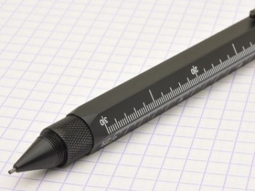 ONE TOUCH STYLUS 9 FUNCTION TOOL PENCIL BLACK MONTEVERDE pen