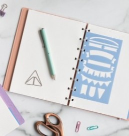 Moonlight Stencil 132858, Filofax