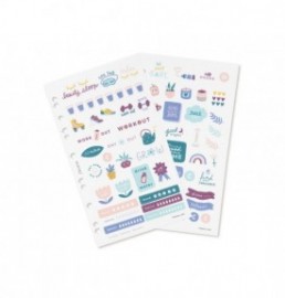 Everyday Wellness Stickers 132913, Filofax