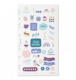 Everyday Wellness Stickers 132913, Filofax