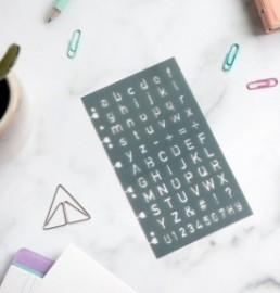 Moonlight Stencil 132857, Filofax