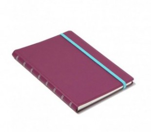 Filofax Notebook Refillable Ruled A5 Neutrals Plum, 179524