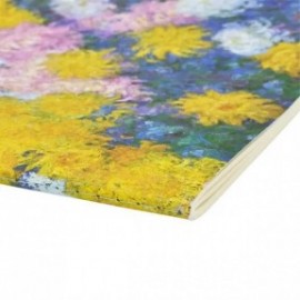 Paperblanks A4 unlined cahier Monets chrysanthemums