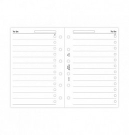 Filofax Refill To Do Pocket 212204 Filofax