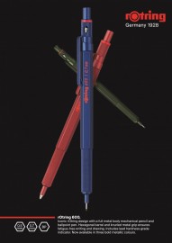 Rotring 600 red mechanical pencil 0,5mm