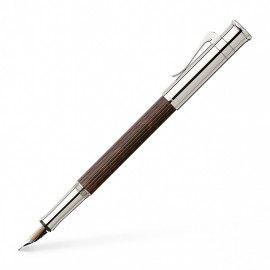 Graf Von Faber Castell Classic Platinum, Grenadilla wood 145522 Fountain Pen
