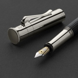 Graf Von Faber Castell Classic Platinum Ebony  Fountain Pen 145551