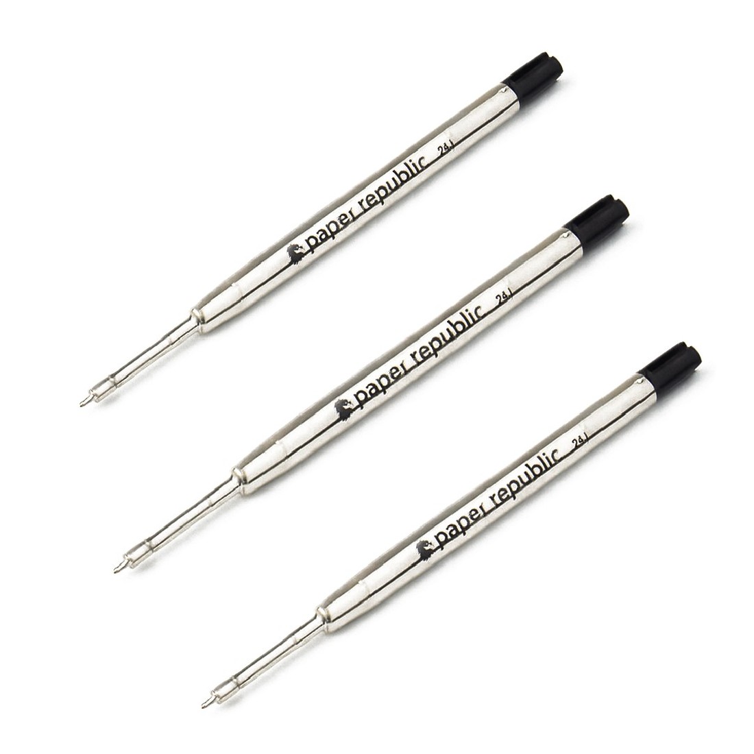 Paper Republic Le Stylo set of 3 refills black