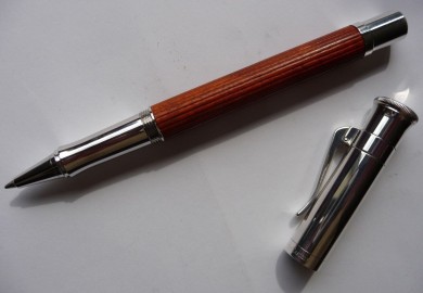 Graf Von Faber Castell Pernambuco Platinum Rollerball Pen, 145510