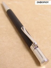 Graf Von Faber Castell Ebony Wood Platinum ballpoint 145531