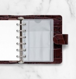 Filofax refill pocket credit card holder 213603