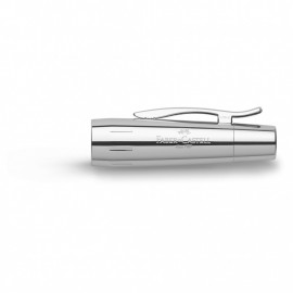 Faber Castell E-Motion Pearwood Brown Chrome  Fountain Pen 148200