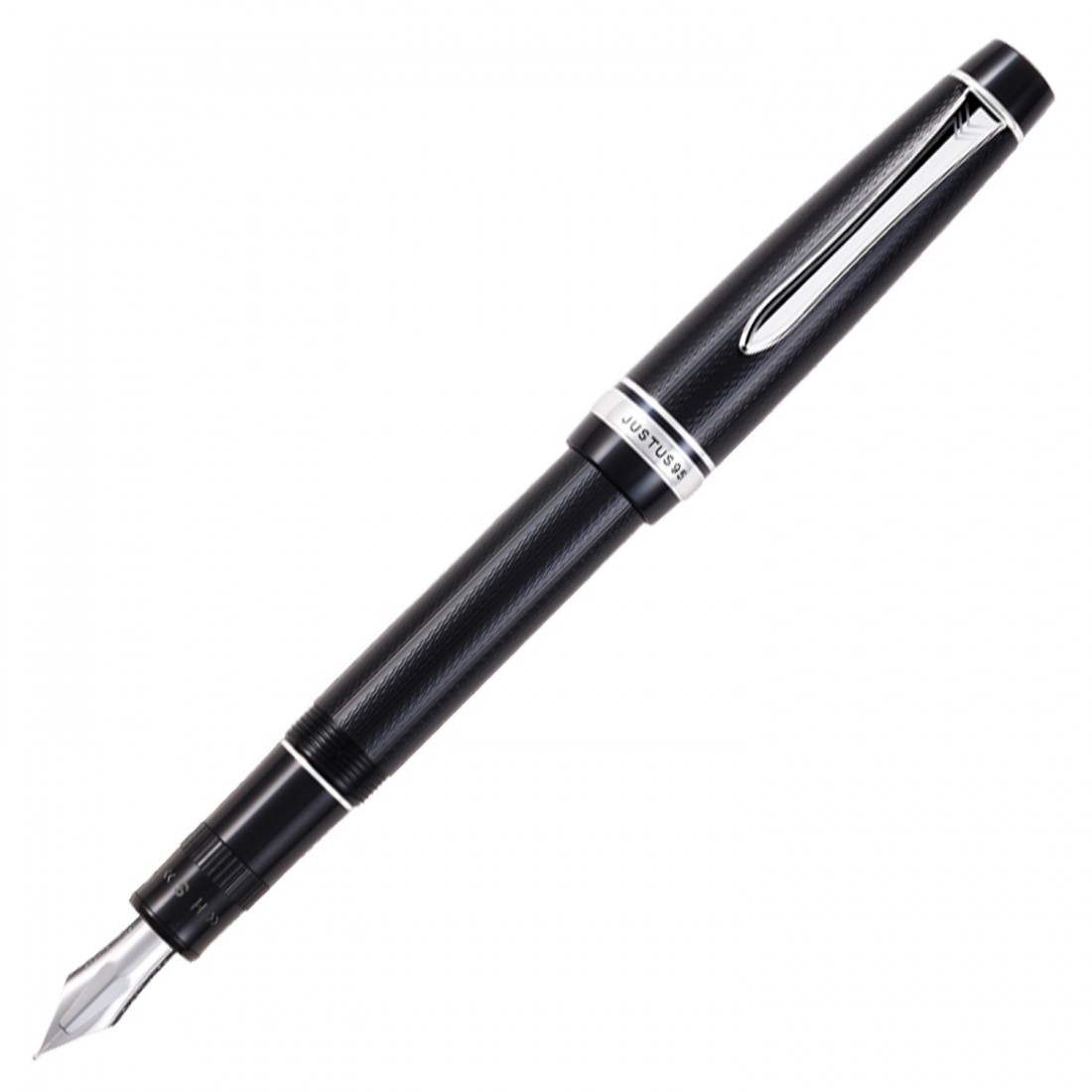 Pilot Justus 95 adjustable rhodium trim fountain pen