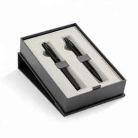 Parker IM Core Metal Black BT Set Rollerball and Ballpen Ν