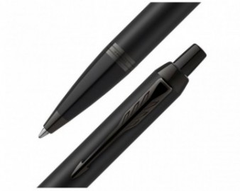 Parker IM Core Metal Black BT Set Rollerball and Ballpen Ν
