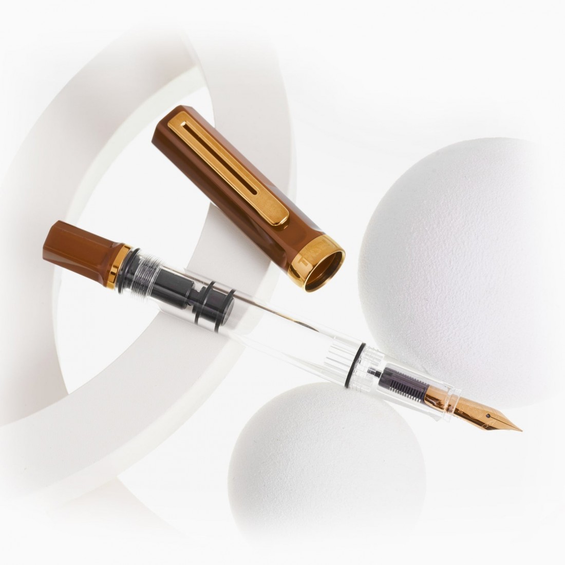 TWSBI ECO ESPRESSO BRONZE PISTON FILLING FOUNTAIN PEN