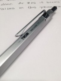 TWSBI Precision Ballpoint 1.0mm, Matt Silver