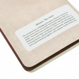 Paperblanks cahier A6 10,5x14,8 Mozart, the Hunt, ruled flexy cover