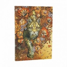 Paperblanks notebook midi 12x17,5 Lynx Rising, lined, flexi cover
