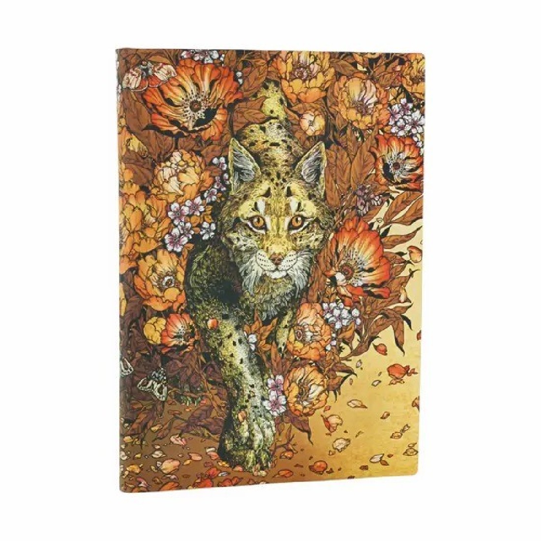 Paperblanks notebook midi 12x17,5 Lynx Rising, lined, flexi cover