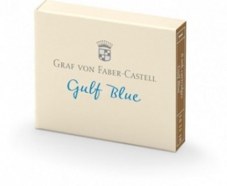 Graf Von Faber Castell ink cartridges gulf  blue 141118