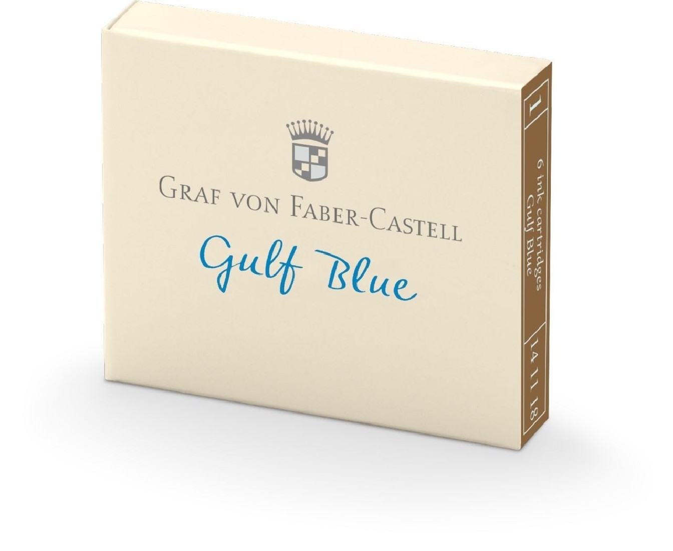 Graf Von Faber Castell ink cartridges gulf  blue 141118