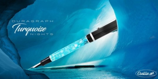 Conklin Duragraph Turquoise Nights Fountain Pen