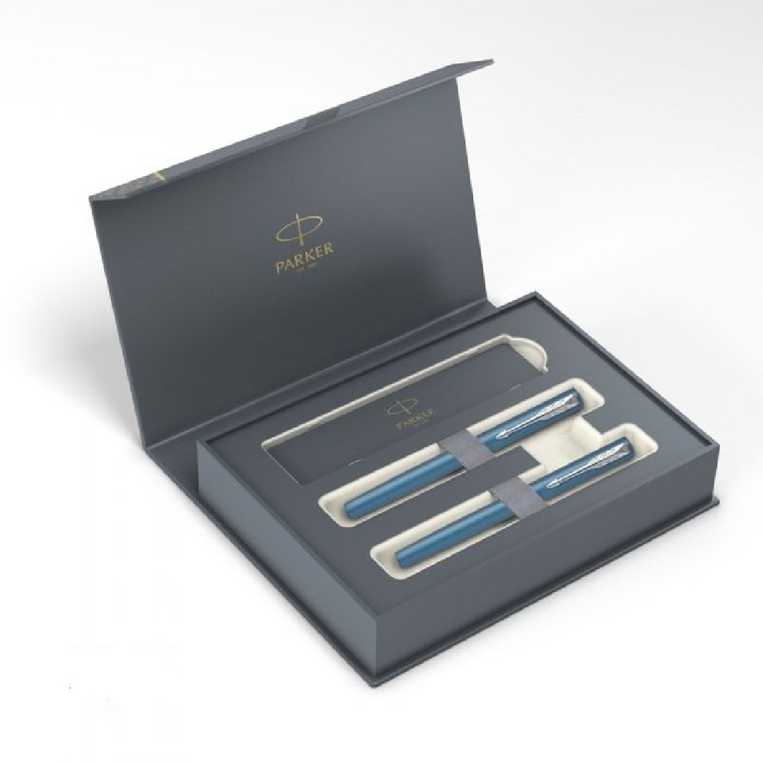 Parker Vector XL Teal Blue CT Set Fountain Pen and Rollerball P