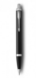 Parker IM Core Laque Black CT Set Rollerball and Ballpen N