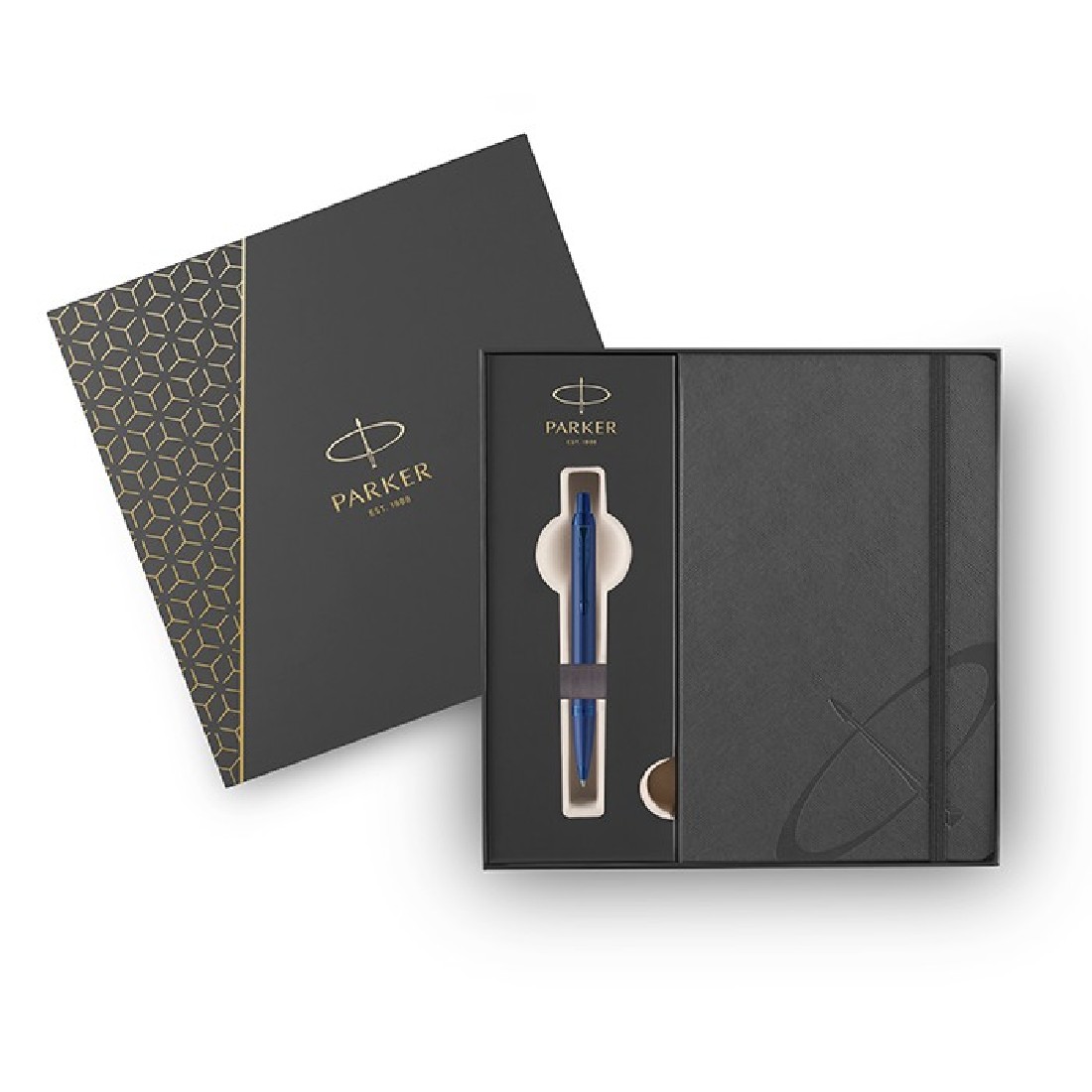 Parker IM Mono Blue Set Ballpen and Notebook