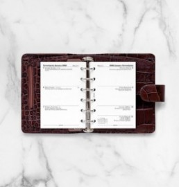 Refill Pocket 2026 Greek Week on two pages - Ελληνικό 26-68267 Filofax