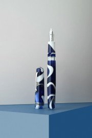 Leonardo Offician Italiana Momento Magico Onda Blue ST Fountain Pen