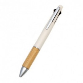 Uni Mitsubishi Jetstream Bamboo multipen 4 ballpens and 1 pencil 0,5mm MSXE5-20000B-45 Beige