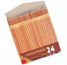 Kitaboshi 24 color pencils paper case Japan 11204