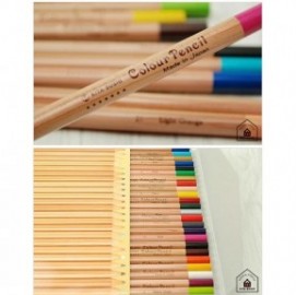 Kitaboshi 24 color pencils paper case Japan 11204