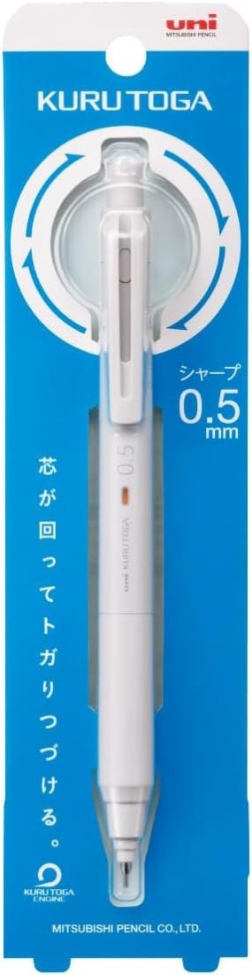 Mitsubishi Mechanical Pencil Kurutoga KS 0.5mm Light Grey M5-KS1P.37