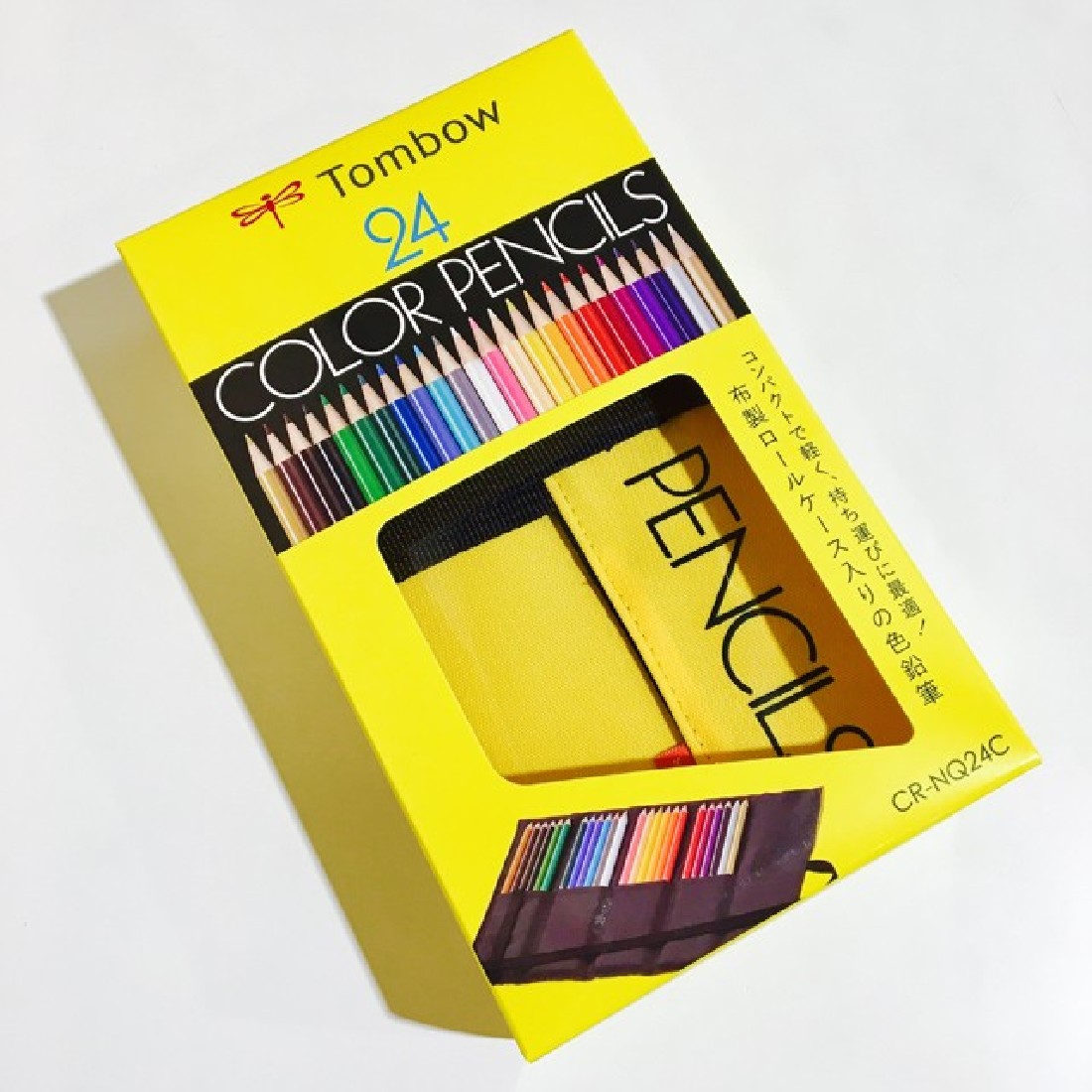 Tombow 24 color pencils in case CR-NQ24C